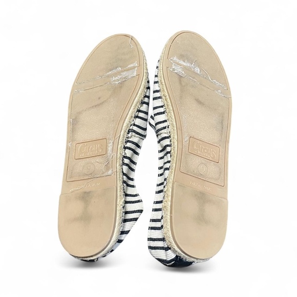 Circus by Sam Edelman Laila Black and White Espadrille Flats, Size 9, Excellent - Picture 5 of 6